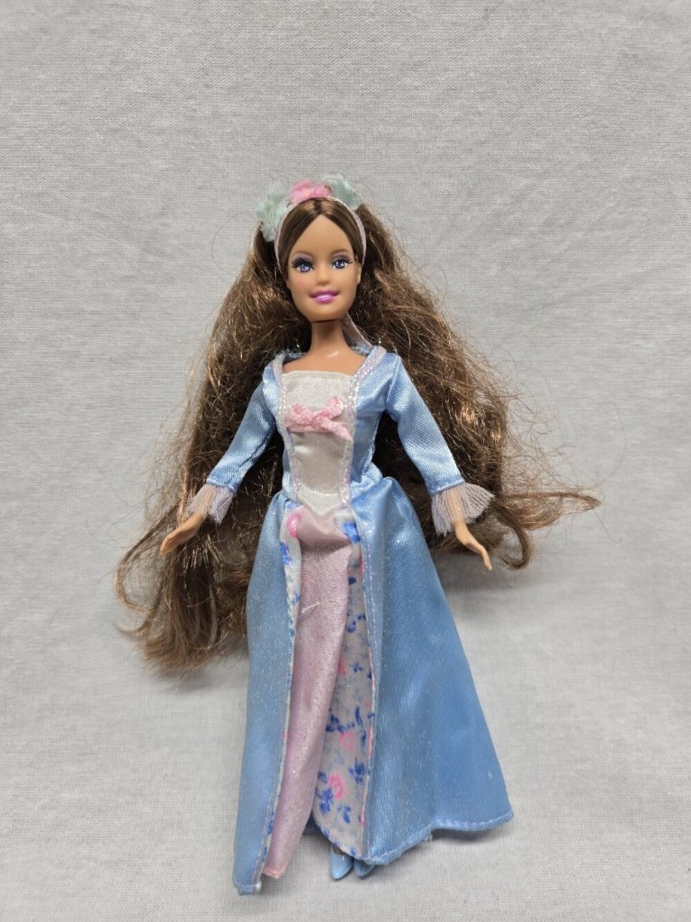 Barbie Mini Kingdom Princess And The Pauper Erika Doll 6 Inches- Hair Needs TLC